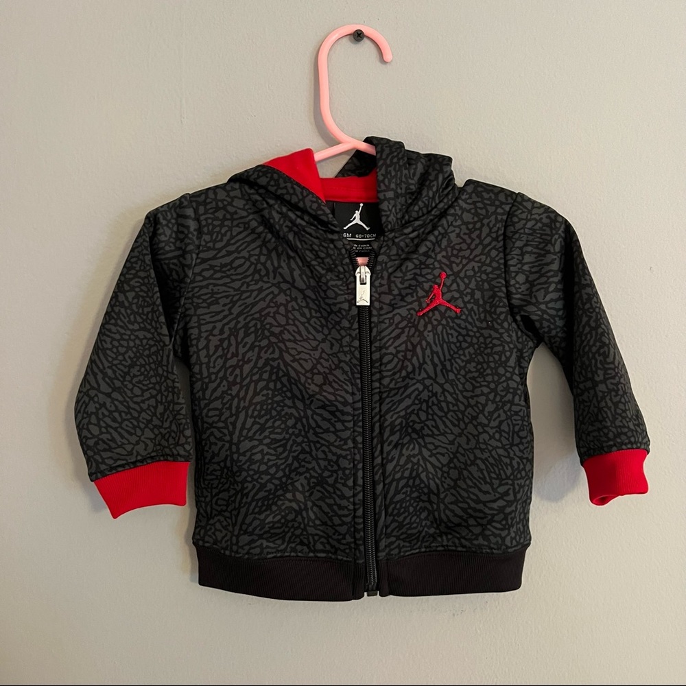 Jordan hoodie, jacket red black
